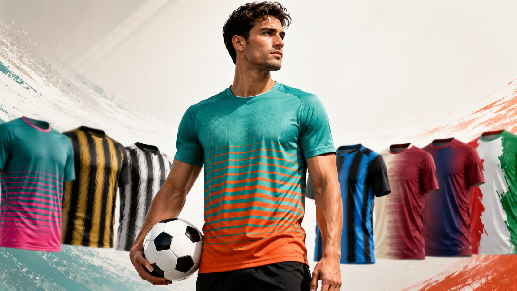 Custom soccer jerseys and personalized football teamwear