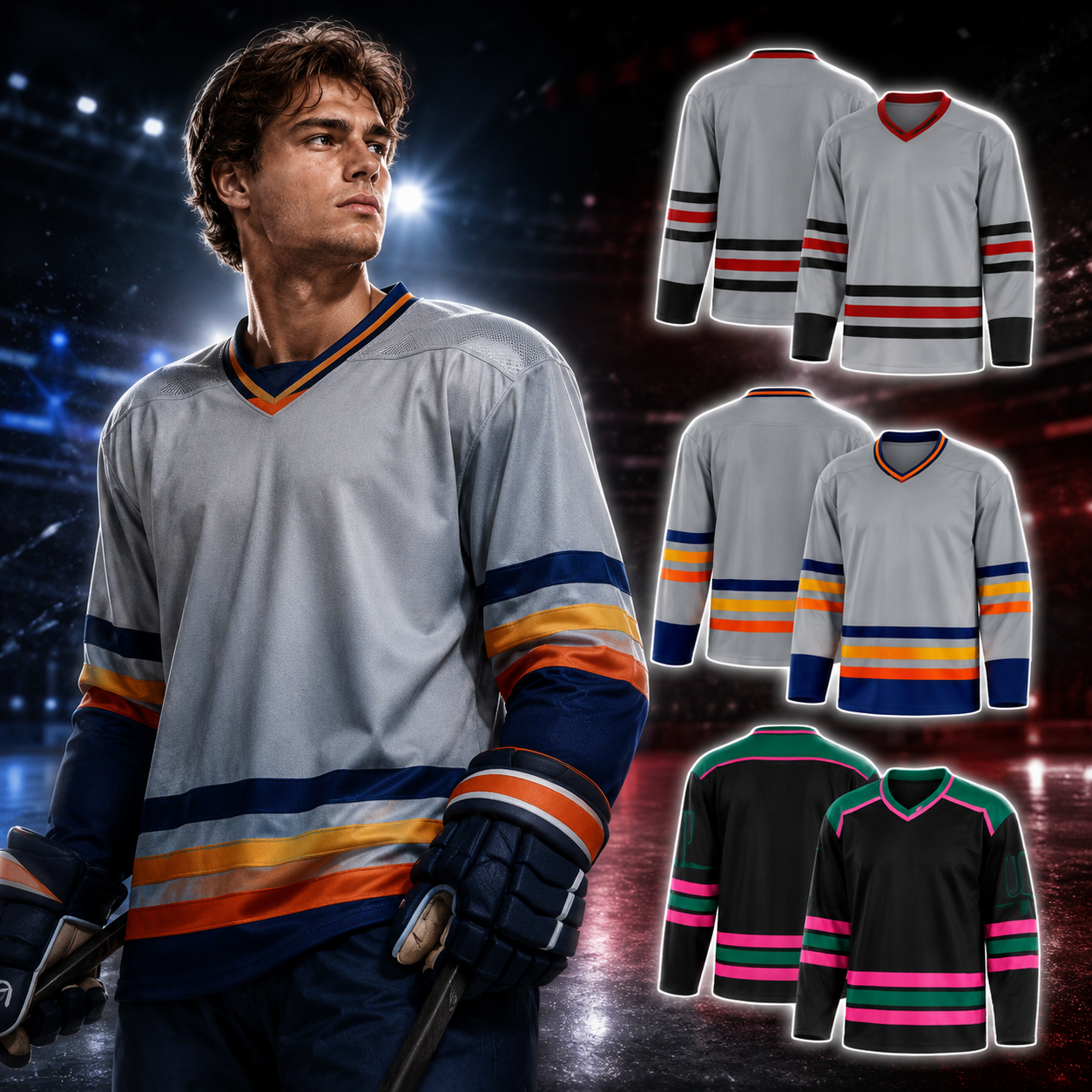 Personalized jersey design and customization